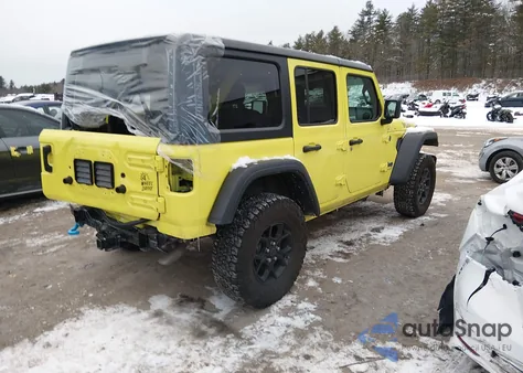 2024 Jeep Wrangler 4Xe Willys 4Xe from USA, damaged, VIN 1C4RJXN61RW141468